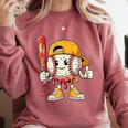 Baseball Drip Baseball Life Style 101 Apparel Youth Comfort Colors Sweatshirt Orchid Baseball Drip Baseball Life Style 101 Apparel Youth Comfort Colors Sweatshirt Orchid