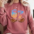 Baseball Drip Number 67 Player Six Seven Meme Comfort Colors Sweatshirt Orchid