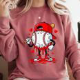 Baseball Drip Valentines Comfort Colors Sweatshirt Orchid Baseball Drip Valentines Comfort Colors Sweatshirt Orchid
