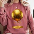 Baseball Dripping Drip Gold Sport Player Coach Baller Comfort Colors Sweatshirt Orchid Baseball Dripping Drip Gold Sport Player Coach Baller Comfort Colors Sweatshirt Orchid