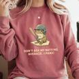 Baseball Frog Saying Batting Retro Artwork Comfort Colors Sweatshirt Orchid Baseball Frog Saying Batting Retro Artwork Comfort Colors Sweatshirt Orchid