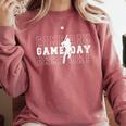 Baseball Game Day Team Sport Player Coach Batter Family Fans Comfort Colors Sweatshirt Orchid