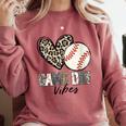 Baseball Game Day Vibes Baseball Mom Mama Leopard Cute Comfort Colors Sweatshirt Orchid Baseball Game Day Vibes Baseball Mom Mama Leopard Cute Comfort Colors Sweatshirt Orchid