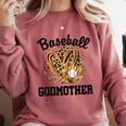 Baseball Godmother Leopard Heart Baseball Mom Game Day Comfort Colors Sweatshirt Orchid Baseball Godmother Leopard Heart Baseball Mom Game Day Comfort Colors Sweatshirt Orchid