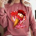 Baseball Heart Valentine Baseball Ice Cream Drip Boys Girls Comfort Colors Sweatshirt Orchid Baseball Heart Valentine Baseball Ice Cream Drip Boys Girls Comfort Colors Sweatshirt Orchid