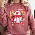 Baseball Heart Valentines Day Baseball Ice Cream Drip Boys Comfort Colors Sweatshirt Orchid Baseball Heart Valentines Day Baseball Ice Cream Drip Boys Comfort Colors Sweatshirt Orchid
