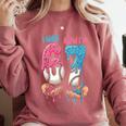 Baseball Ice Cream I Was 6 Now I'm 7 67 Birthday Boy Comfort Colors Sweatshirt Orchid