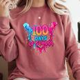 Baseball Ice Cream Drip 100 Days Of School Boys Girls 100th Comfort Colors Sweatshirt Orchid Baseball Ice Cream Drip 100 Days Of School Boys Girls 100th Comfort Colors Sweatshirt Orchid