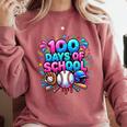 Baseball Ice Cream Drip 100 Days Of School Student Teacher Comfort Colors Sweatshirt Orchid Baseball Ice Cream Drip 100 Days Of School Student Teacher Comfort Colors Sweatshirt Orchid