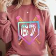 Baseball Ice Cream Drip 67 Player Dabbing Six Seven Boys Comfort Colors Sweatshirt Orchid Baseball Ice Cream Drip 67 Player Dabbing Six Seven Boys Comfort Colors Sweatshirt Orchid