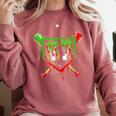 Baseball Ice Cream Drip Number 67 Player 6 7 Christmas Pjs Comfort Colors Sweatshirt Orchid Baseball Ice Cream Drip Number 67 Player 6 7 Christmas Pjs Comfort Colors Sweatshirt Orchid