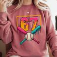 Baseball Ice Cream Drip Number 67 Player 67th Birthday Premium Tri-Blend Comfort Colors Sweatshirt Orchid Baseball Ice Cream Drip Number 67 Player 67th Birthday Premium Tri-Blend Comfort Colors Sweatshirt Orchid