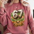 Baseball Ice Cream Drip Number 67 Playground Player 67th Comfort Colors Sweatshirt Orchid Baseball Ice Cream Drip Number 67 Playground Player 67th Comfort Colors Sweatshirt Orchid