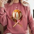 Baseball Ice Cream Drip Style Melting Ice Cream Youth Teen Comfort Colors Sweatshirt Orchid Baseball Ice Cream Drip Style Melting Ice Cream Youth Teen Comfort Colors Sweatshirt Orchid