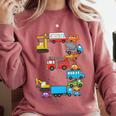 Baseball Ice Cream Drip Vehicles Youth Baseball Drip Premium Tri-Blend Comfort Colors Sweatshirt Orchid
