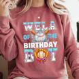 Baseball Ice Cream Drip Wela Of The Birthday Boy Comfort Colors Sweatshirt Orchid