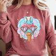 Baseball Ice Cream Heart Sunglasses Youth Boys Valentine Comfort Colors Sweatshirt Orchid Baseball Ice Cream Heart Sunglasses Youth Boys Valentine Comfort Colors Sweatshirt Orchid
