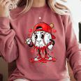 Baseball Ice Cream Valentine Dripping Game Day Men Boys Kids Comfort Colors Sweatshirt Orchid Baseball Ice Cream Valentine Dripping Game Day Men Boys Kids Comfort Colors Sweatshirt Orchid