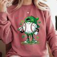 Baseball Icecream Apparel Youth Boy St Patrick's Day Comfort Colors Sweatshirt Orchid