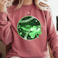 Baseball Irish Shamrock Lucky Clover St Patricks Day Boys Comfort Colors Sweatshirt Orchid Baseball Irish Shamrock Lucky Clover St Patricks Day Boys Comfort Colors Sweatshirt Orchid
