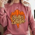 Baseball Lifestyle Home Plate Orange Ice Cream Drip Men Boys Comfort Colors Sweatshirt Orchid Baseball Lifestyle Home Plate Orange Ice Cream Drip Men Boys Comfort Colors Sweatshirt Orchid