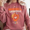 Baseball Lifestyle Ice Cream Drip Baseball Glove Crossed Bat Comfort Colors Sweatshirt Orchid Baseball Lifestyle Ice Cream Drip Baseball Glove Crossed Bat Comfort Colors Sweatshirt Orchid