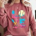 Baseball Love Drip Ice Cream Colorful Baseball Comfort Colors Sweatshirt Orchid