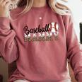 Baseball Mammy Women BallPark Mammy Baseball Mom Comfort Colors Sweatshirt Orchid Baseball Mammy Women BallPark Mammy Baseball Mom Comfort Colors Sweatshirt Orchid