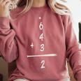 Baseball Math 6 4 3 2 Double Play Cute Softball Game Premium Tri-Blend Comfort Colors Sweatshirt Orchid Baseball Math 6 4 3 2 Double Play Cute Softball Game Premium Tri-Blend Comfort Colors Sweatshirt Orchid
