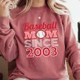 Baseball Mom Since 2003 Comfort Colors Sweatshirt Orchid Baseball Mom Since 2003 Comfort Colors Sweatshirt Orchid