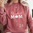 Baseball Mom 24 Number 24 Jersey Team Numbered Jersey Comfort Colors Sweatshirt Orchid Baseball Mom 24 Number 24 Jersey Team Numbered Jersey Comfort Colors Sweatshirt Orchid