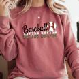 Baseball Mom Mom BallPark Mom Mom Game Day 2024 Mother's Day Comfort Colors Sweatshirt Orchid Baseball Mom Mom BallPark Mom Mom Game Day 2024 Mother's Day Comfort Colors Sweatshirt Orchid