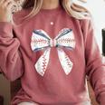 Baseball Mom Coquette Bow Baseball Mama Comfort Colors Sweatshirt Orchid Baseball Mom Coquette Bow Baseball Mama Comfort Colors Sweatshirt Orchid