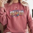 Baseball Mom Coquette Bow Mommy Ice Cream Mother's Day Mom Comfort Colors Sweatshirt Orchid Baseball Mom Coquette Bow Mommy Ice Cream Mother's Day Mom Comfort Colors Sweatshirt Orchid