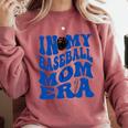 In My Baseball Mom Ear Blue Comfort Colors Sweatshirt Orchid In My Baseball Mom Ear Blue Comfort Colors Sweatshirt Orchid