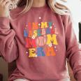In My Baseball Mom Era Cute Mommy Groovy Comfort Colors Sweatshirt Orchid