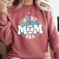 Baseball Mom Era Game Day Women's Comfort Colors Sweatshirt Orchid Baseball Mom Era Game Day Women's Comfort Colors Sweatshirt Orchid