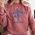 In My Baseball Mom Era Retro Game Day Mama Groovy Season Raglan Baseball Tee Comfort Colors Sweatshirt Orchid