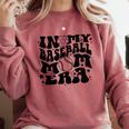 In My Baseball Mom Era Retro Groovy Sports Parent Comfort Colors Sweatshirt Orchid In My Baseball Mom Era Retro Groovy Sports Parent Comfort Colors Sweatshirt Orchid