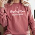 Baseball Mom Fueled By Caffeine Coffee Lover Baseball Team Comfort Colors Sweatshirt Orchid Baseball Mom Fueled By Caffeine Coffee Lover Baseball Team Comfort Colors Sweatshirt Orchid