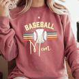 BASEBALL MOM Fun RETRO LOOK Premium Comfort Colors Sweatshirt Orchid BASEBALL MOM Fun RETRO LOOK Premium Comfort Colors Sweatshirt Orchid