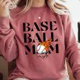 Baseball Mom Game Day Game Day Comfort Colors Sweatshirt Orchid