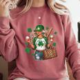 Baseball Mom Green Shamrock St Patrick Day Women Comfort Colors Sweatshirt Orchid Baseball Mom Green Shamrock St Patrick Day Women Comfort Colors Sweatshirt Orchid