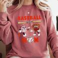 Baseball Mom Heart Baseball Mama Mother's Day Comfort Colors Sweatshirt Orchid Baseball Mom Heart Baseball Mama Mother's Day Comfort Colors Sweatshirt Orchid