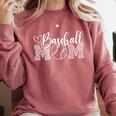 Baseball Mom Leopard Game Day Comfort Colors Sweatshirt Orchid Baseball Mom Leopard Game Day Comfort Colors Sweatshirt Orchid