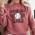 Baseball Mom Leopard Heart Game Day Comfort Colors Sweatshirt Orchid Baseball Mom Leopard Heart Game Day Comfort Colors Sweatshirt Orchid