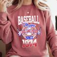 Baseball Mom Loud & Proud Since 1974 Comfort Colors Sweatshirt Orchid Baseball Mom Loud & Proud Since 1974 Comfort Colors Sweatshirt Orchid