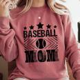 Baseball Mom Baseball Lover Mom Comfort Colors Sweatshirt Orchid