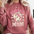 Baseball Mom Mama Mother's Dog In My Baseball Mom Era Comfort Colors Sweatshirt Orchid Baseball Mom Mama Mother's Dog In My Baseball Mom Era Comfort Colors Sweatshirt Orchid