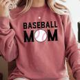 Baseball Mom Mommy Mama Mother's Day Women Retro Ball Sports Comfort Colors Sweatshirt Orchid Baseball Mom Mommy Mama Mother's Day Women Retro Ball Sports Comfort Colors Sweatshirt Orchid